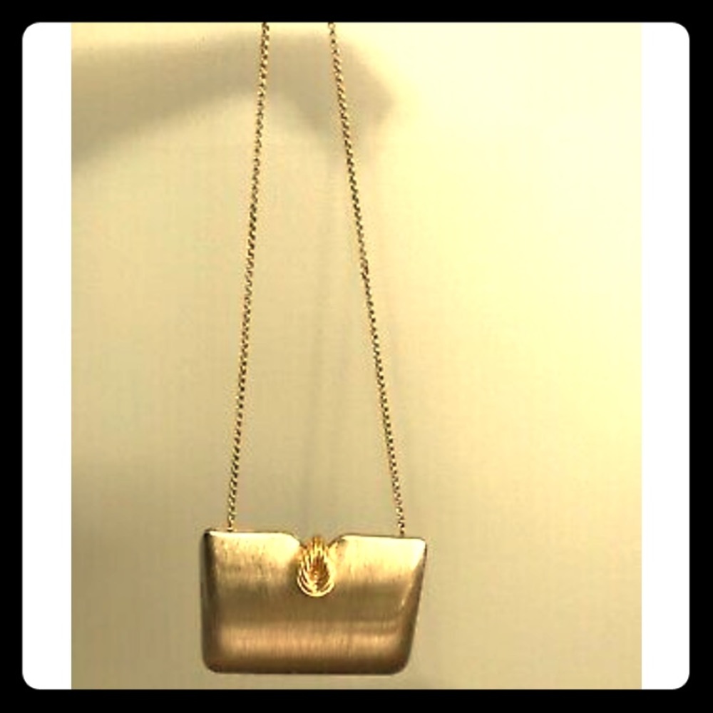 Rodo gold purse with diamonds